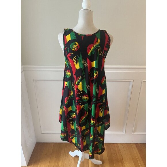 Karan Bob Marley Swing Dress One Size Multicolor - Picture 3 of 4